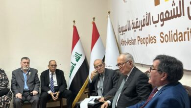 WhatsApp Image 2026 10 30 at 1.12.22 AM منظمة تضامن الشعوب الأفريقية الآسيوية: إنقاذ الأمن القومي العربي يبدأ بتفعيل الجامعة العربية واستعادة التضامن الشعبي
