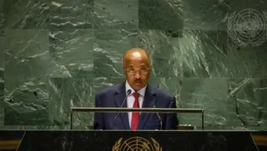 عثمان صالح وزير خارجية إريتريا إريتريا تطالب مجلس الأمن بإدانة تهديدات إثيوبيا بالحرب وتدعو إلى اتخاذ إجراءات رادعة ضد أديس أبابا بموجب الفصل السابع