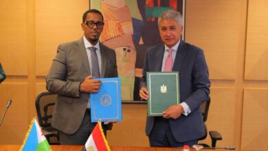 لقاء وزير السياحة المصري مع نظيره الجيبوتي مذكرة تفاهم بين مصر وجيبوتي للتعاون في مجال السياحة