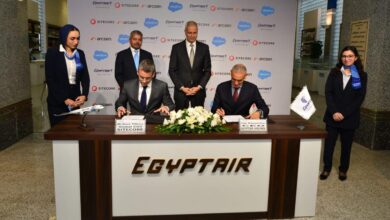 مصر للطيران تطلق مشروعًا متكاملًا للتحول الرقمي بالتعاون مع Arcsen وSalesforce وSITECORE 8 مصر للطيران 1 مصر للطيران تطلق مشروعًا متكاملًا للتحول الرقمي بالتعاون مع Arcsen وSalesforce وSITECORE