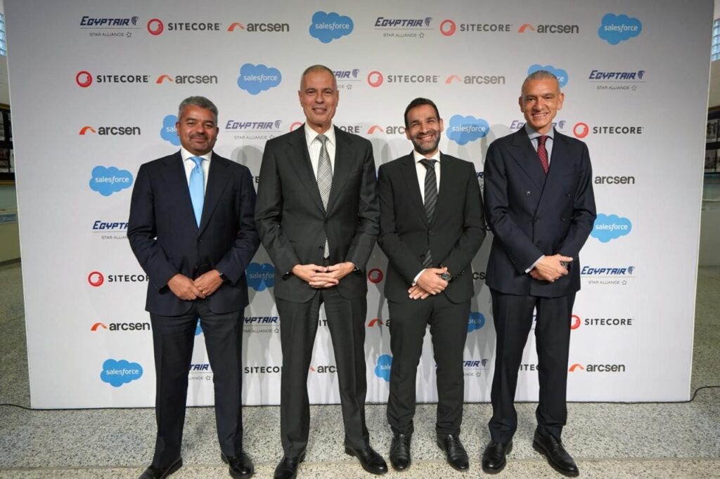 مصر للطيران 3 مصر للطيران تطلق مشروعًا متكاملًا للتحول الرقمي بالتعاون مع Arcsen وSalesforce وSITECORE